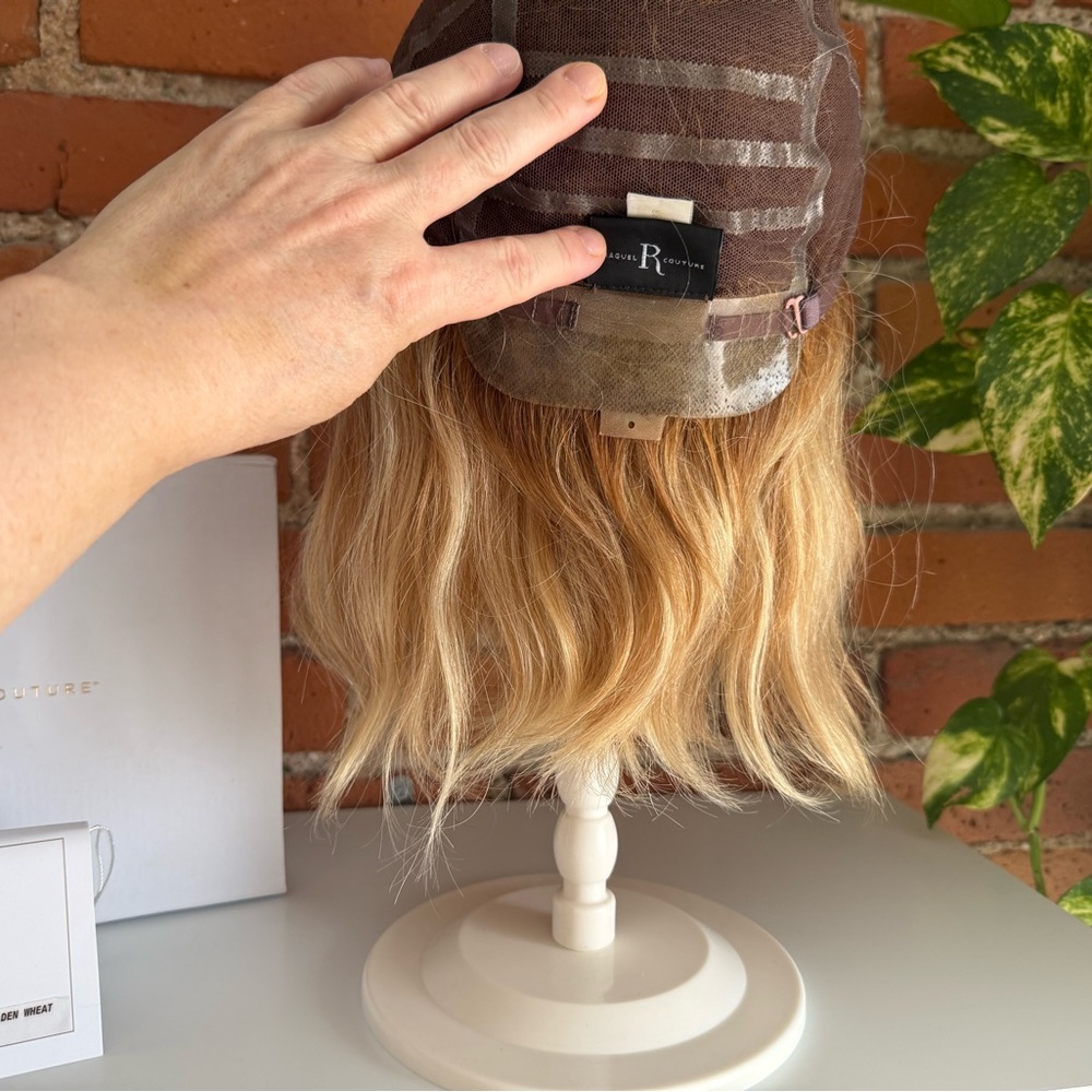 SAVOIR FAIRE Remy Human Hair Wig RAQUEL WELCH HandTied+Lace SS14/88 Golden Wheat - Picture 6 of 10
